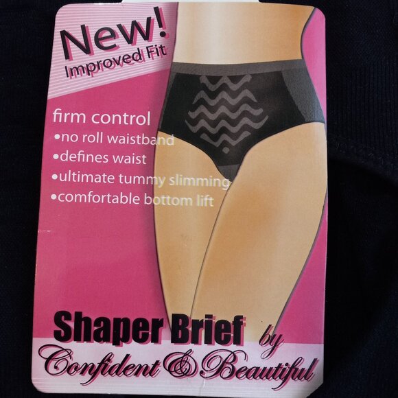 Confident & Beautiful Other - Black Sexy Shaper Brief